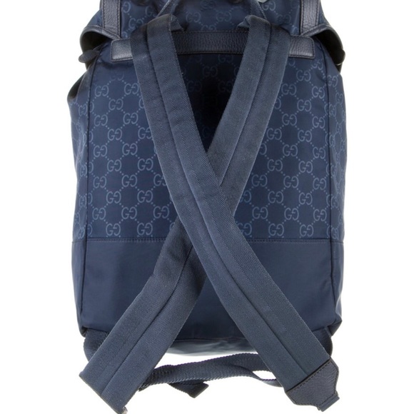 Gucci Medium Nylon Guccissima Backpack - Picture 3 of 10